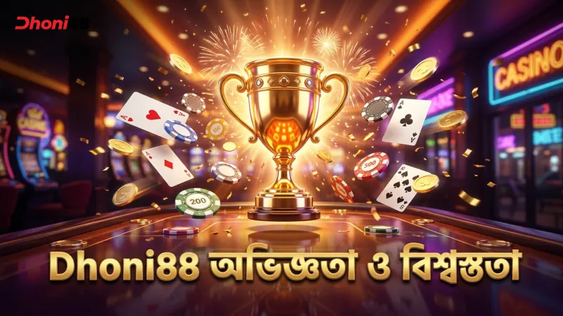 বিশ্বস্ততা ও অভিজ্ঞতার মাধ্যমে Dhoni88 ব্র্যান্ডের কর্তৃত্ব প্রতিষ্ঠা।