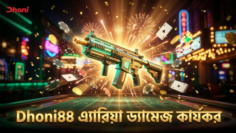এ্যারিয়া ড্যামেজ উইপনের কার্যকারিতা Dhoni88 প্ল্যাটফর্মে পরীক্ষিত।