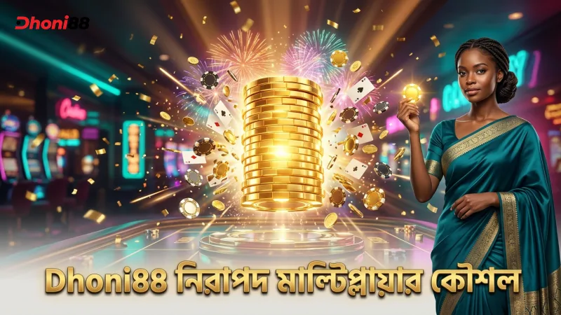 Dhoni88 প্ল্যাটফর্মে মাল্টিপ্লায়ার ব্যবহারে নিরাপদ ও দক্ষ কৌশল।