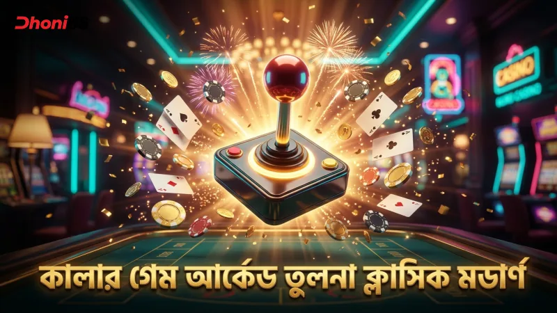 কালার গেম আর্কেডের ক্লাসিক ও মডার্ন ভার্সনের তুলনামূলক অঙ্গভঙ্গি