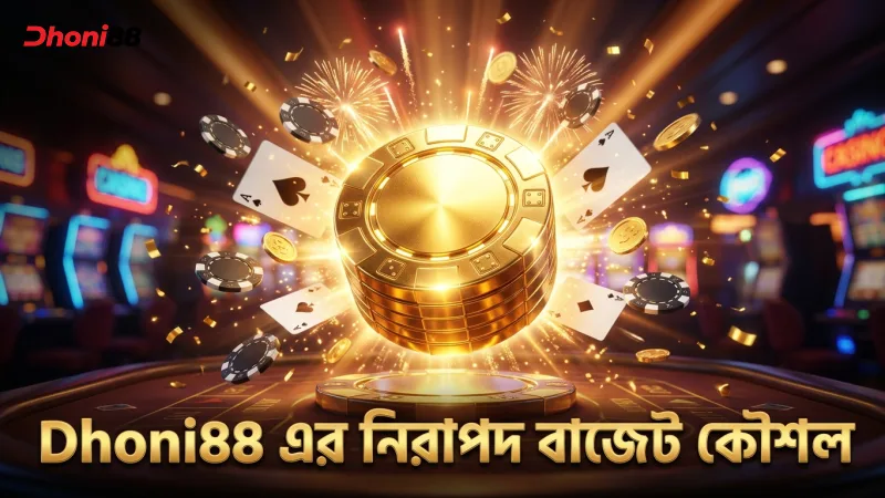 ঝুঁকি ও বাজেট ব্যবস্থাপনা Dhoni88 প্ল্যাটফর্মে নিরাপদ খেলার জন্য গুরুত্বপূর্ণ।