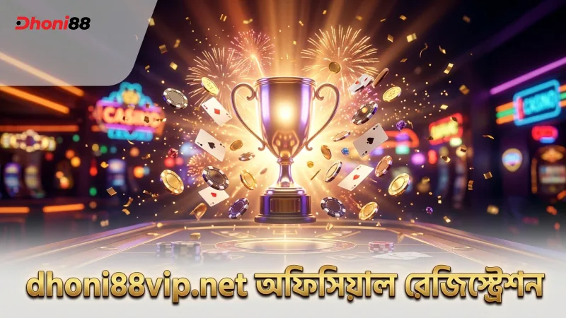 dhoni88vip.net থেকে অফিসিয়াল রেজিস্ট্রেশন সম্পন্ন করে বোনাস নিন