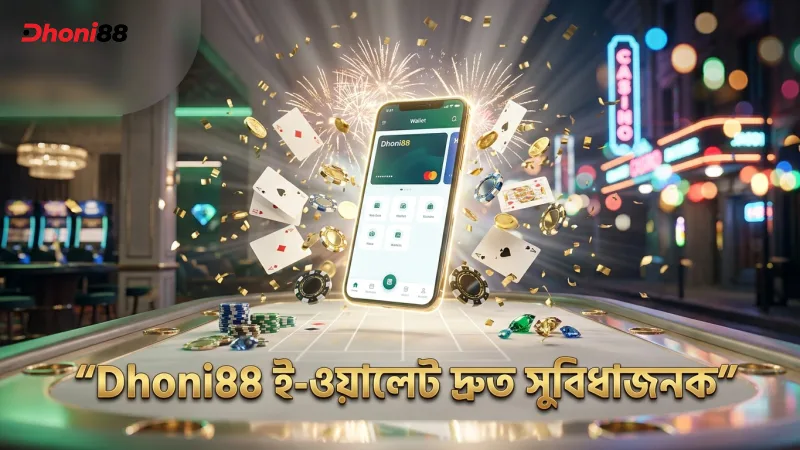 ই-ওয়ালেট দিয়ে দ্রুত ও সহজ Dhoni88 ডিপোজিট