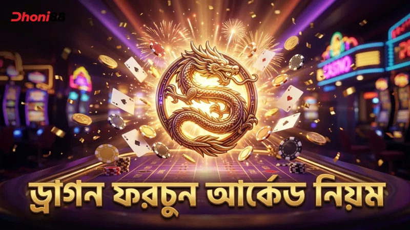 ড্রাগন ফরচুন আর্কেড গেমের মূল নিয়ম ও বৈশিষ্ট্য ব্যাখ্যা।
