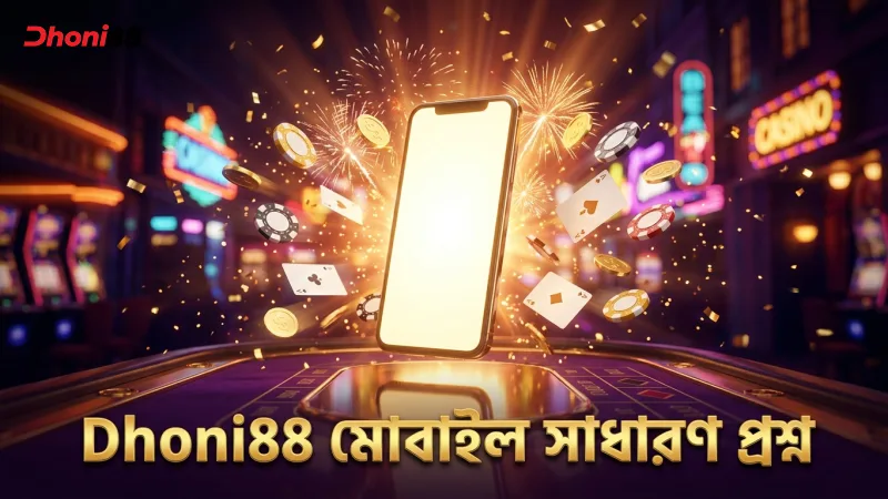 Dhoni88 মোবাইল অ্যাপে দ্রুত সাধারণ প্রশ্নের উত্তর পাওয়া যায়