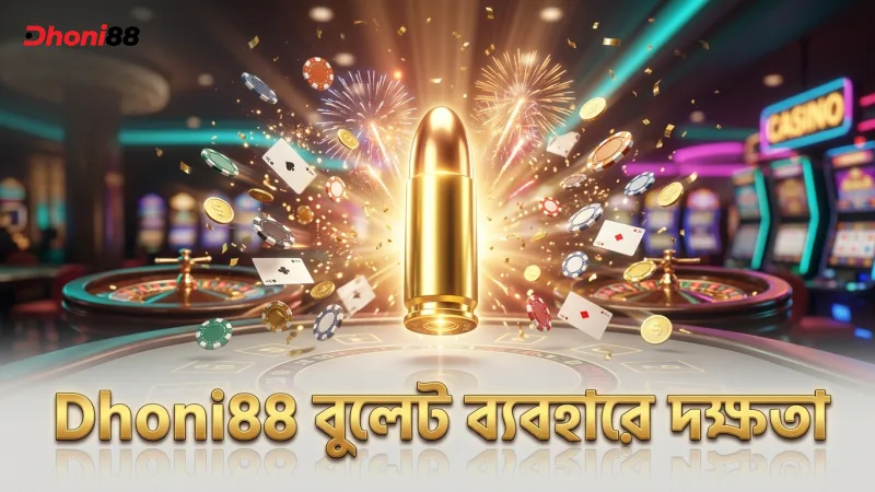 বুলেট ব্যবহারে দক্ষতা বৃদ্ধির মাধ্যমে পুরস্কার বাড়ান Dhoni88-এ।