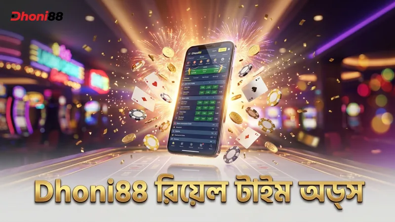 Dhoni88 এর রিয়েল-টাইম ইন-প্লে অডস পরিবর্তনের চিত্র