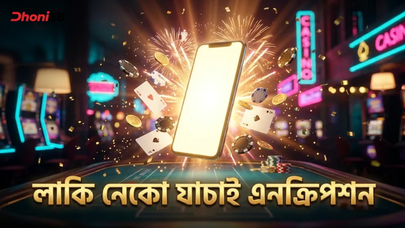 লাকি নেকো ফ্রি স্পিনে এনক্রিপশন ও যাচাই প্রক্রিয়া।