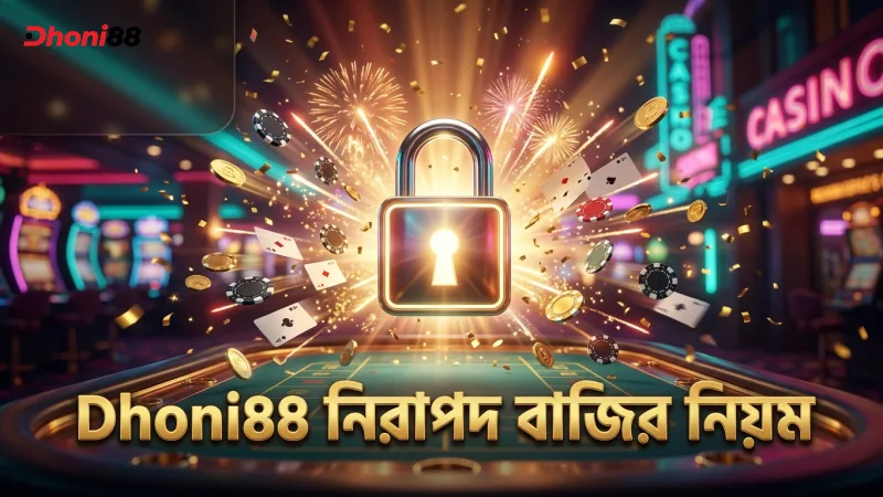 নিরাপদ বাজির জন্য Dhoni88 প্ল্যাটফর্মের দায়িত্বশীল নিয়মাবলী।