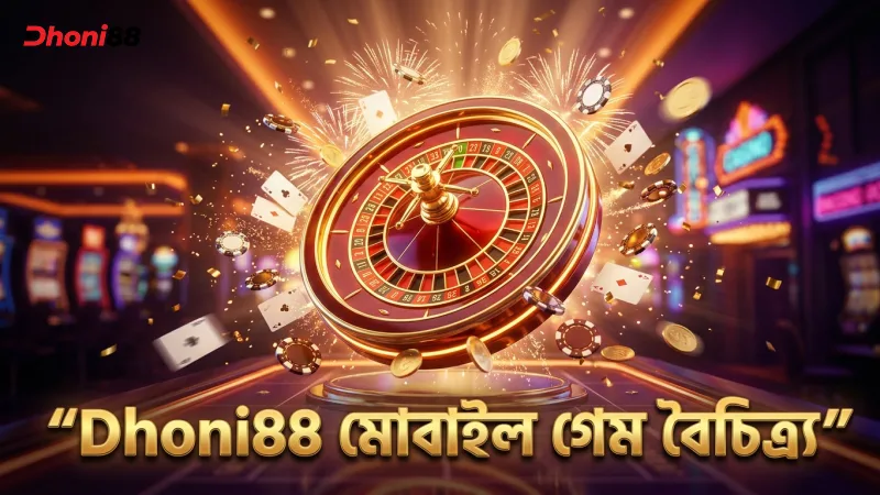 Dhoni88-এর মোবাইল গেম ক্যাটাগরি বৈচিত্র্যময় ও দ্রুত