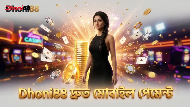 Dhoni88-এ মোবাইল থেকে দ্রুত পেমেন্ট সম্পন্ন হয়