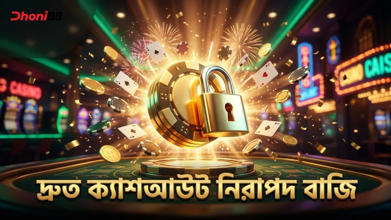 দ্রুত ক্যাশআউট নিশ্চিত করে নিরাপদ বাজি ধরুন