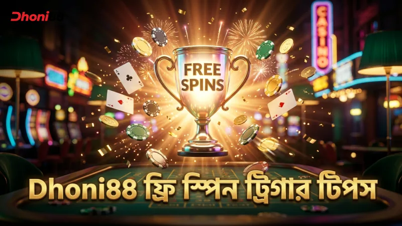 Dhoni88-এর ফ্রি স্পিন ফিচার ট্রিগারে সফল হওয়ার বিশেষ টিপস