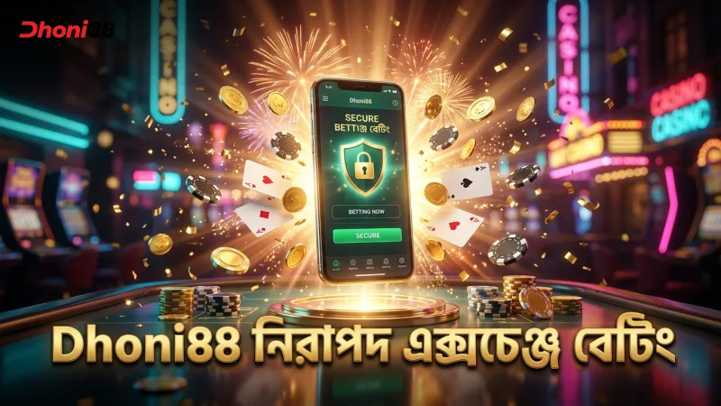 Dhoni88 এর নিরাপদ এক্সচেঞ্জ মার্কেট বেটিং সুবিধা প্রদান করে