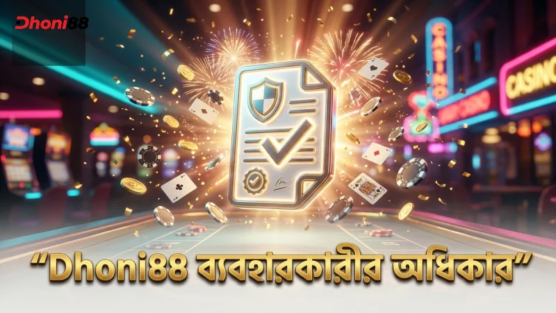 Dhoni88 শর্তাবলীতে ব্যবহারকারীর অধিকার ও বাধ্যবাধকতার স্পষ্ট ব্যাখ্যা।
