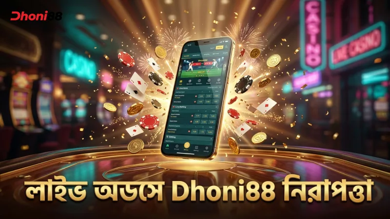 লাইভ বাজির সময় Dhoni88 এর নিরাপদ ও দ্রুত অডস আপডেট।